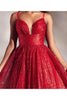 Cinderella Divine CD996 Glitter A-line Dual Straps Pageant Formal Gown - Dress