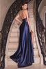 Cinderella Divine CH079 Sexy Halter Neck Stunning Satin Formal Dress - Dress