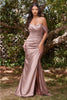 Cinderella Divine KV1050 Sweetheart Fitted Off-Shoulder Evening Gown - Dress
