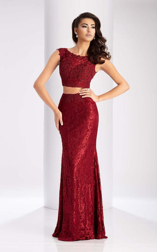 Clarisse 2716 Formal Sheath Sweetheart Lace Floor-Length Lace Dress