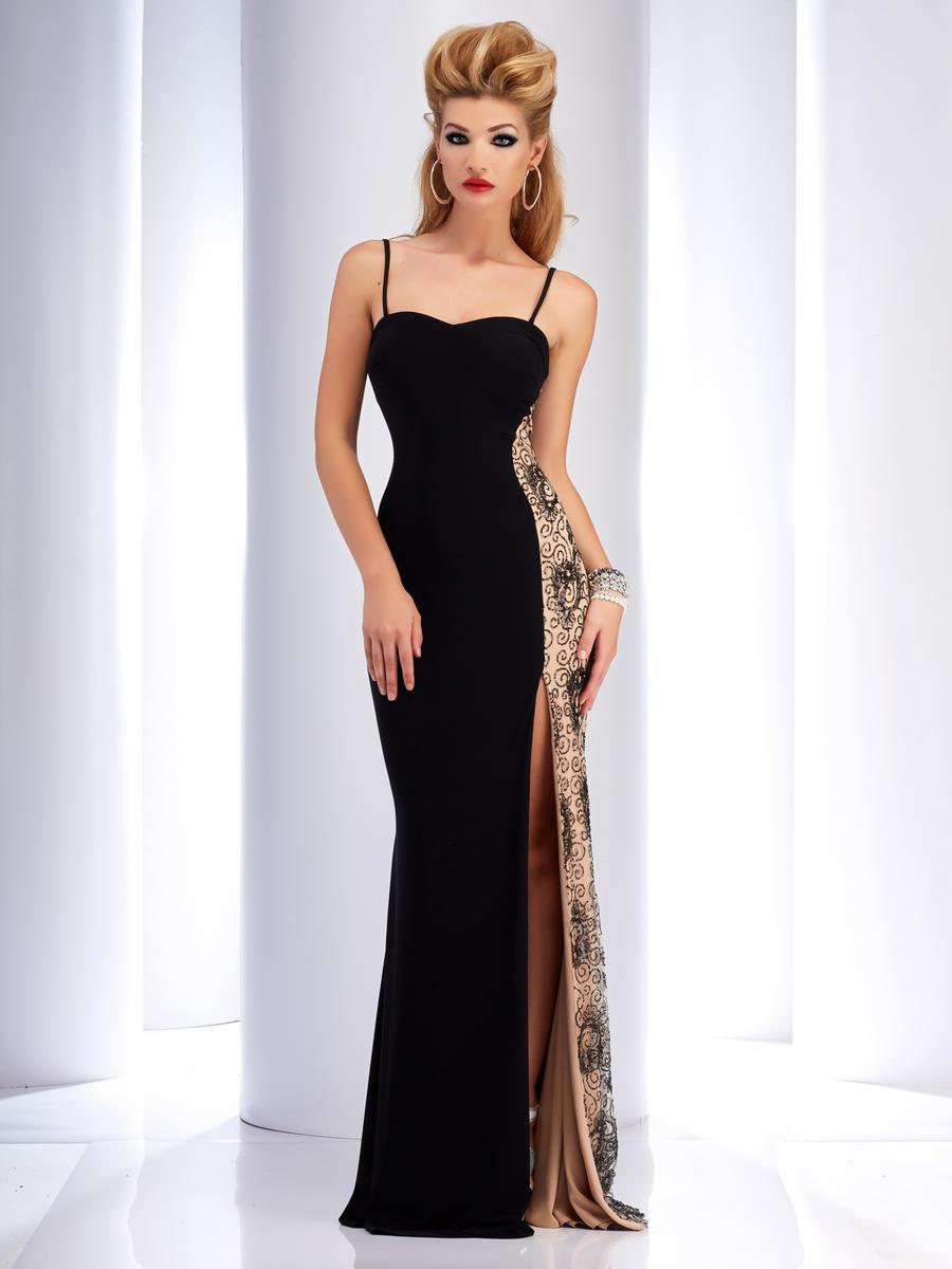 Clarisse 2817 Sheath Sweetheart Sequin Open-Back Floor-Length Sequin Dress