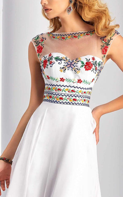Clarisse 3050 A-Line Sweetheart Floor-Length Blend Dress