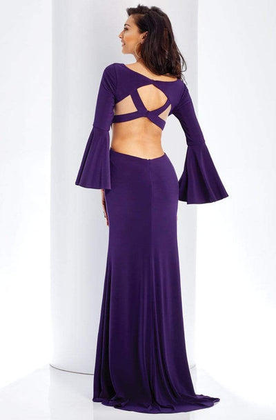 Clarisse 3405 Sheath Sweetheart Slit Floor-Length Blend Dress