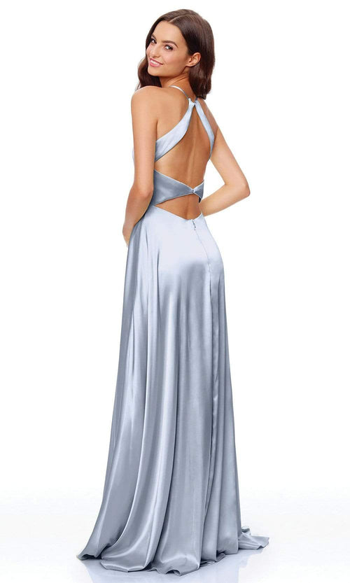 Clarisse 3712 Prom A-Line Slit Floor-Length Blend Dress