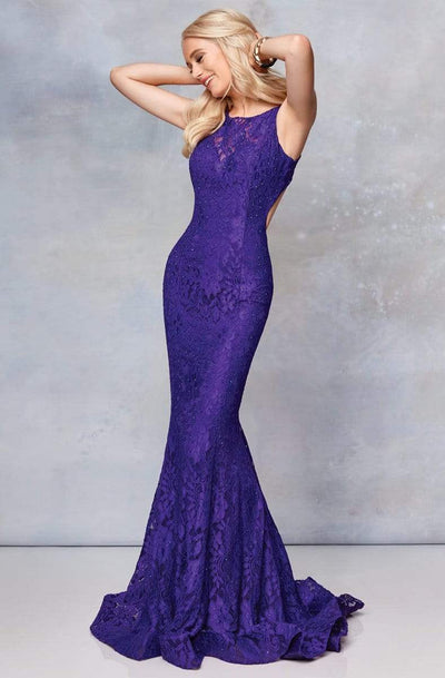 Clarisse 3748 Formal Prom Mermaid Beaded Lace Floor-Length Lace Dress