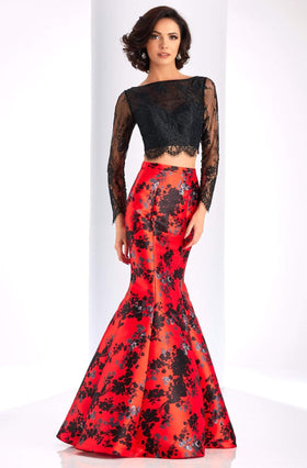 Clarisse 4808 Mermaid Sweetheart Beaded Lace One-Of-A-Kind Lace Dress