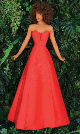 Clarisse 810201 Prom Strapless Beaded Floor-Length Lace Dress