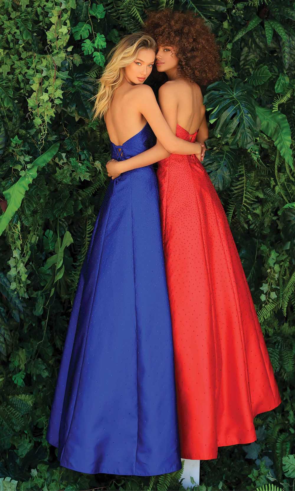 Clarisse 810201 Prom Strapless Beaded Floor-Length Lace Dress