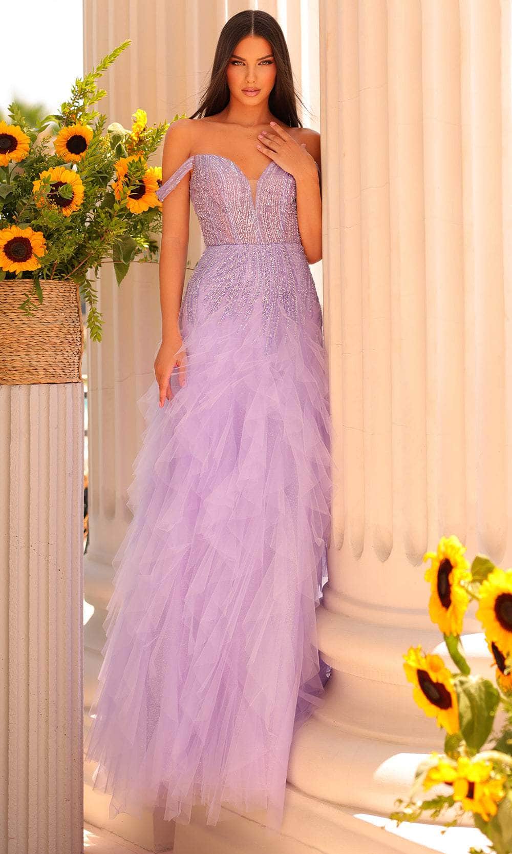 Clarisse 811124 - Off-Shoulder A-Line Prom Dress Prom Dresses