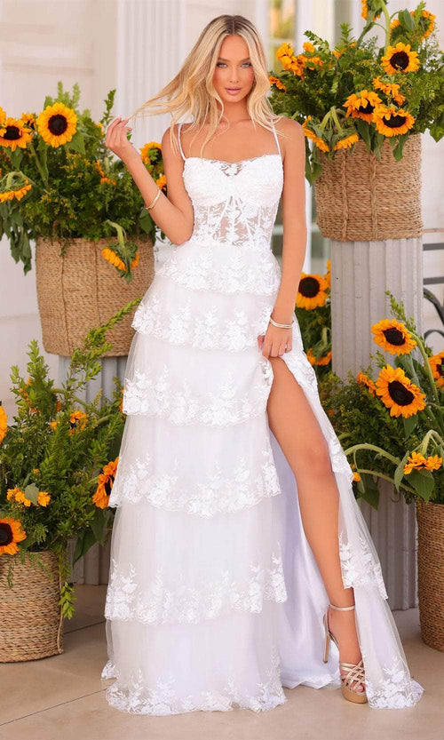 Clarisse 811125 Formal A-Line Sweetheart Lace Floor-Length Lace Dress
