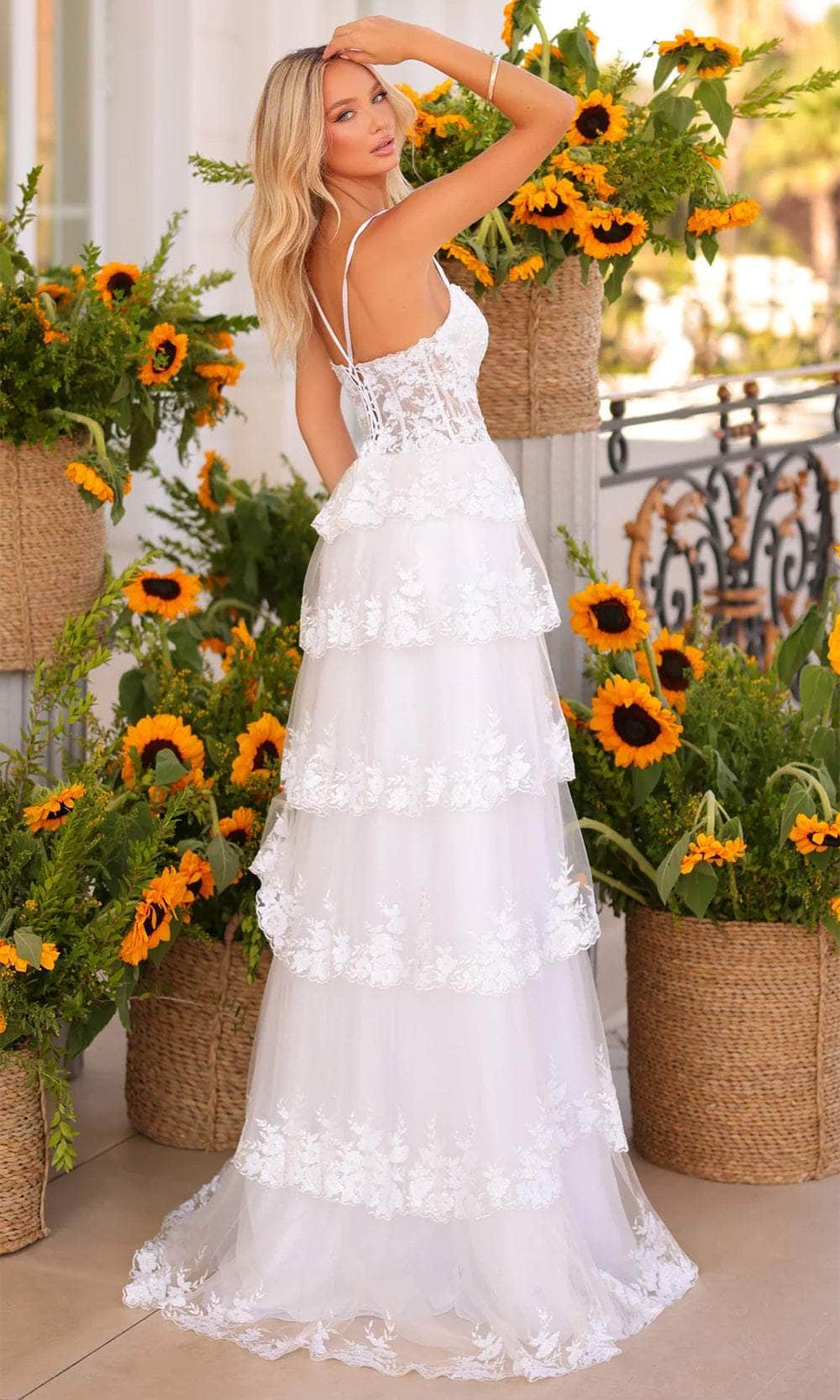 Clarisse 811125 Formal A-Line Sweetheart Lace Floor-Length Lace Dress