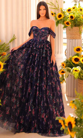Clarisse 811187 A-Line Sweetheart Lace Corset Floor-Length Lace Dress