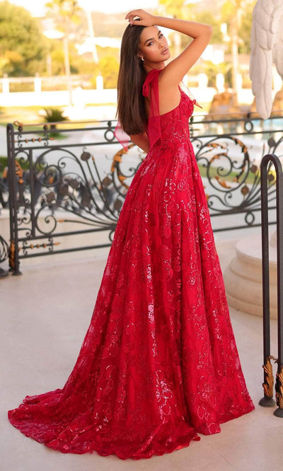 Clarisse 811190 A-Line Sweetheart Sequin Lace Floor-Length Lace Dress