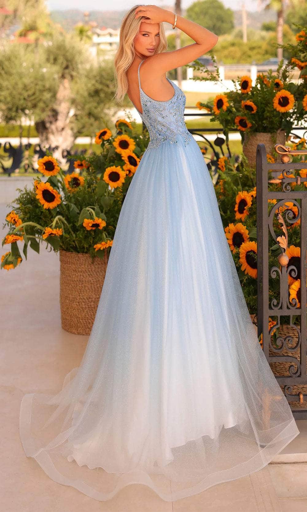 Clarisse 811217 Formal A-Line Sweetheart Beaded Blend Dress