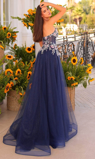 Clarisse 811272 Prom A-Line Strapless Open-Back One-Of-A-Kind Blend Dress