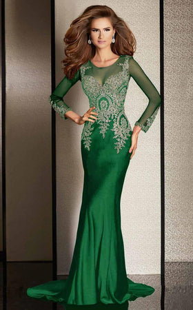 Clarisse M6203 Evening Sheath Sweetheart Glitter Blend Dress