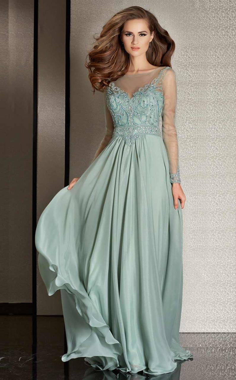 Clarisse M6215 Evening A-Line Sweetheart Floor-Length Blend Dress
