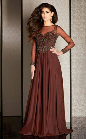 Clarisse M6215 Evening A-Line Sweetheart Floor-Length Blend Dress
