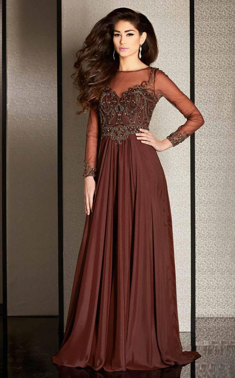 Clarisse M6215 Evening A-Line Sweetheart Floor-Length Blend Dress