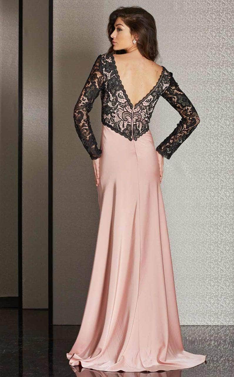 Clarisse M6222 Evening Formal A-Line V-Neck Lace Floor-Length Lace Dress