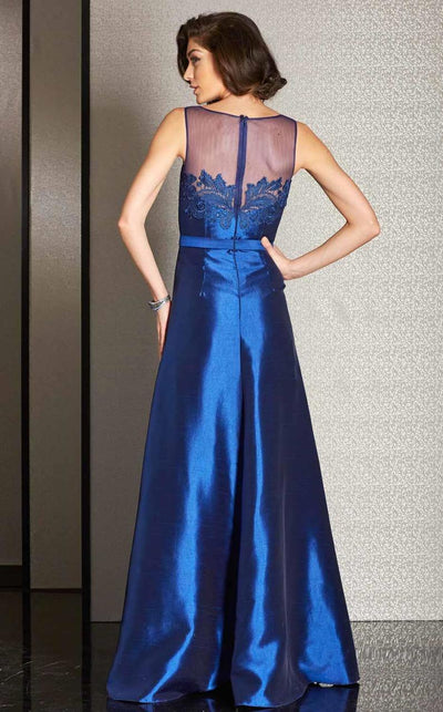 Clarisse M6235 Evening A-Line Illusion Glitter Blend Dress
