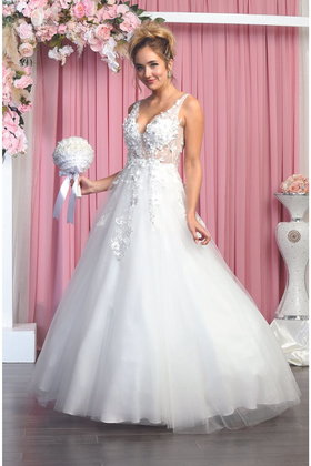 Classy A-line Ivory Wedding Dress
