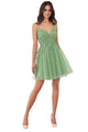 Cocktail Dress 2025 Jeweled Tulle Elegant Party Dress - Prom
