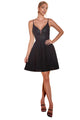 Cocktail Dress 2025 Mid-Thigh A-Line Elegant Party Dress - Navy / 6 - Prom