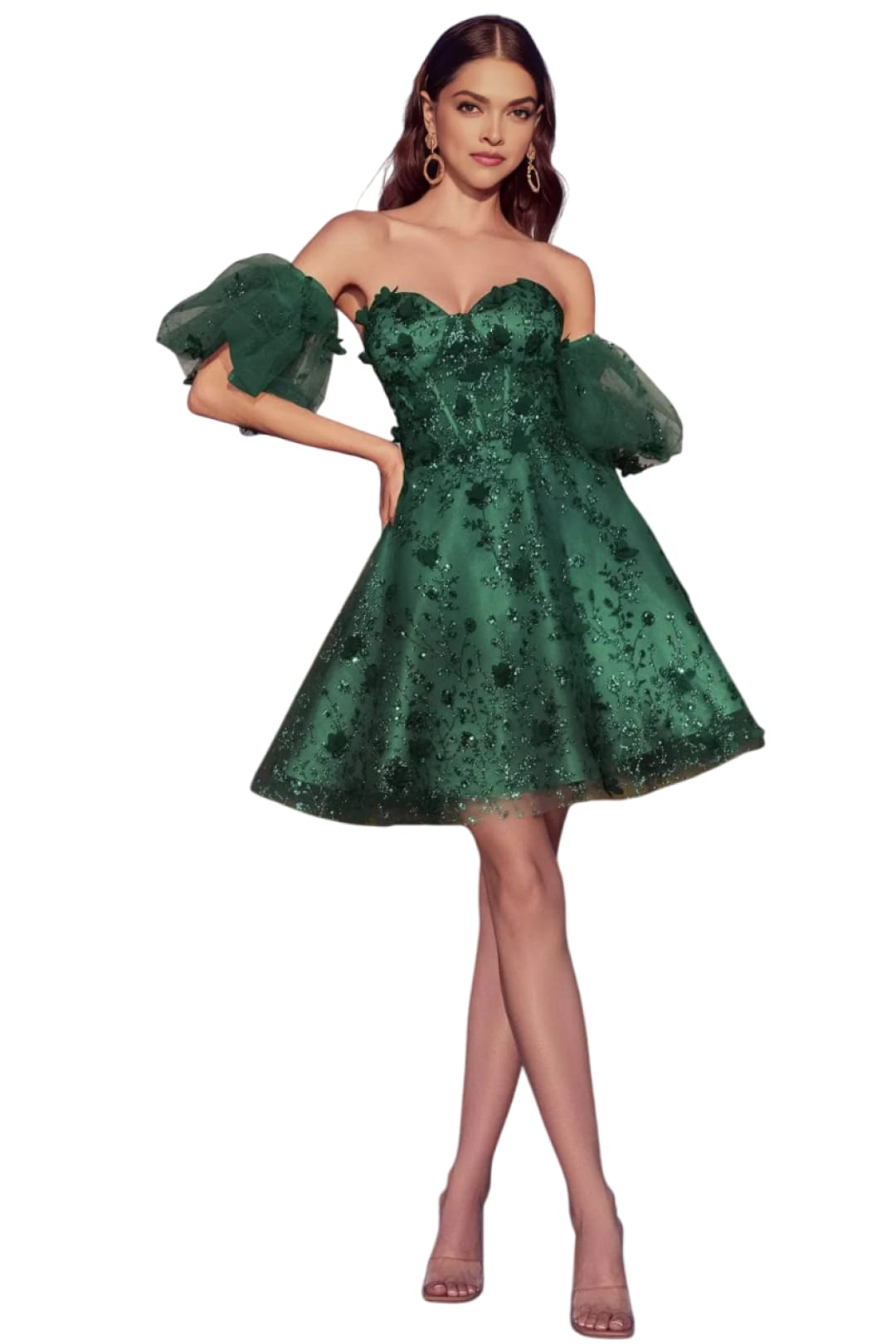 Cocktail Dress 2025 Sweetheart Corset Formal Evening Gown - Emerald / 4 - Prom