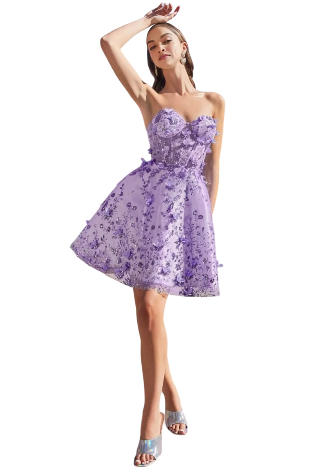 Cocktail Dress 2025 Sweetheart Corset Formal Evening Gown - Lavender / 4 - Prom