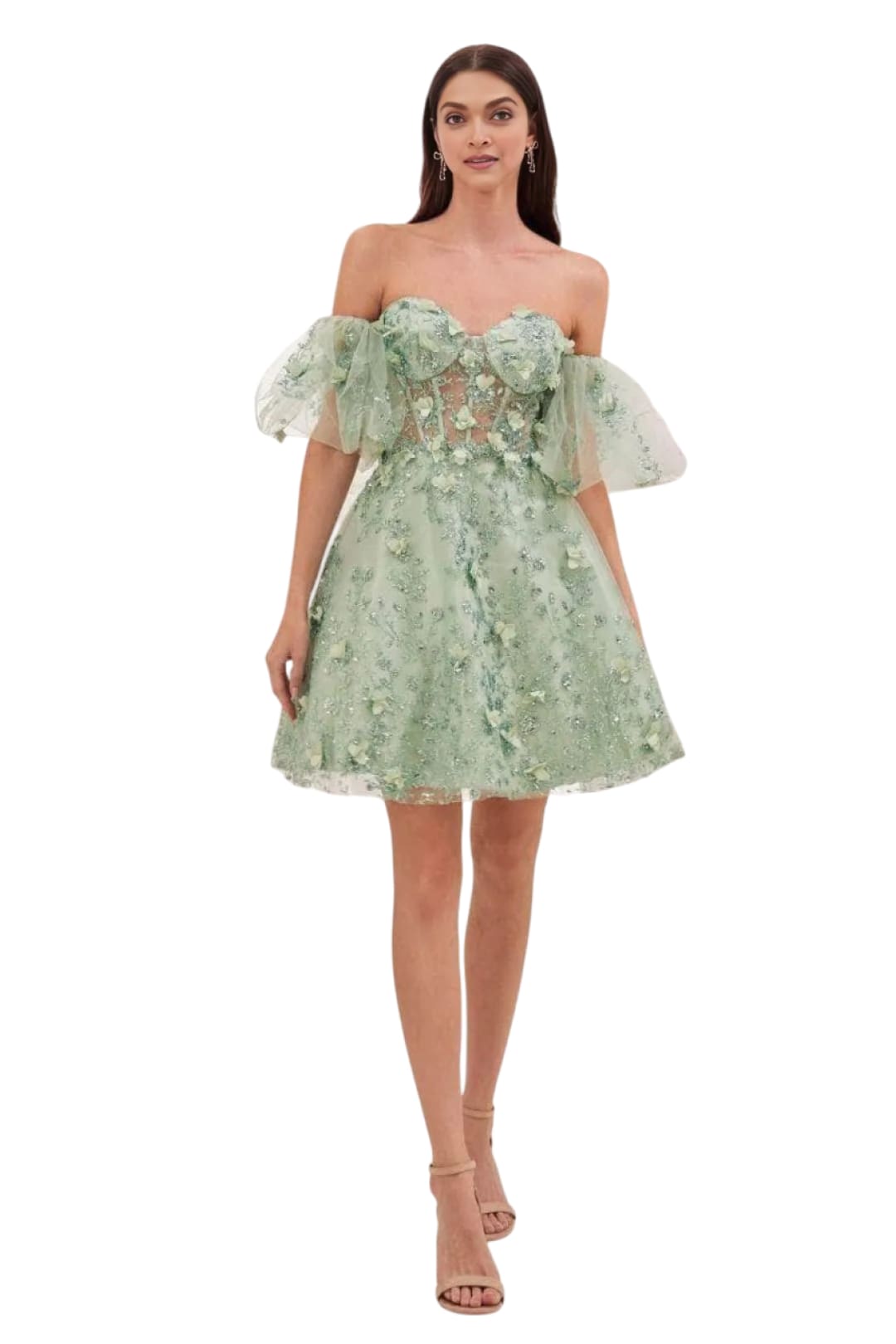 Cocktail Dress 2025 Sweetheart Corset Formal Evening Gown - Sage / 4 - Prom