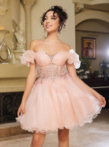 Cocktail Dress Sweetheart A-Line Semi-Formal By May Queen MQ2164