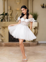 Cocktail Dress Sweetheart A-Line Semi-Formal By May Queen MQ2164