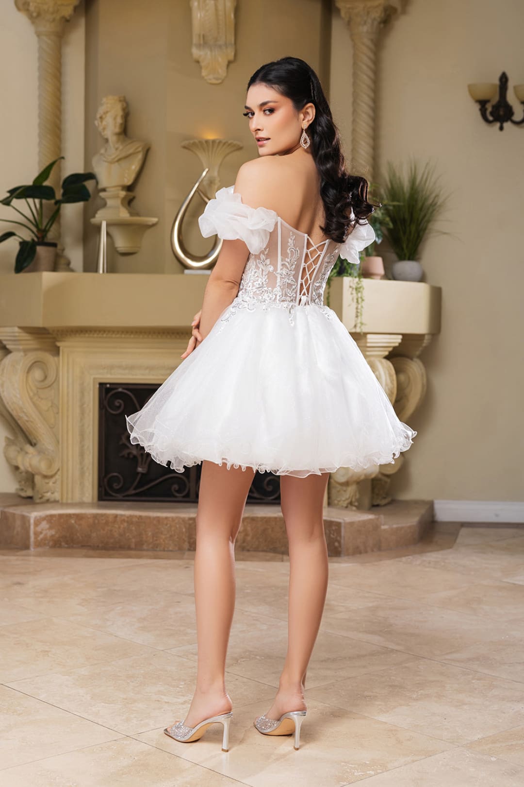 Formal Dress Shops Women's May Queen Cocktail Dress Sweetheart A-Line Semi-Formal Mq2164 Christmas