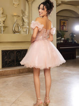 Cocktail Dress Sweetheart A-Line Semi-Formal By May Queen MQ2164