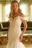 Cold Shoulder Mermaid Bridal Gown by GLS Gloria GL3537 - Long Formal Dresses