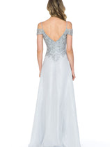 Lenovia 8132 Cold Shoulder Prom Formal Gown