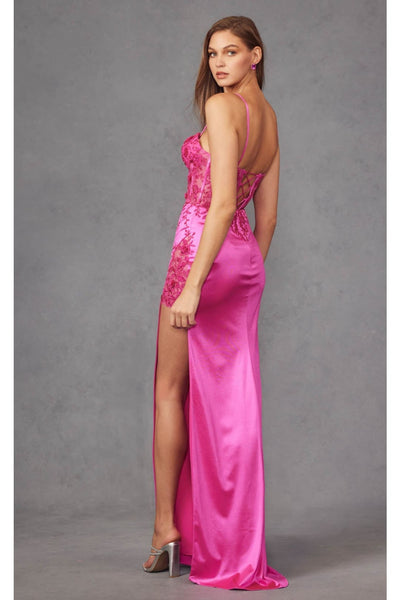 Corset 3D Floral Embellished Prom Gown-juliet-jt2476u - Dress