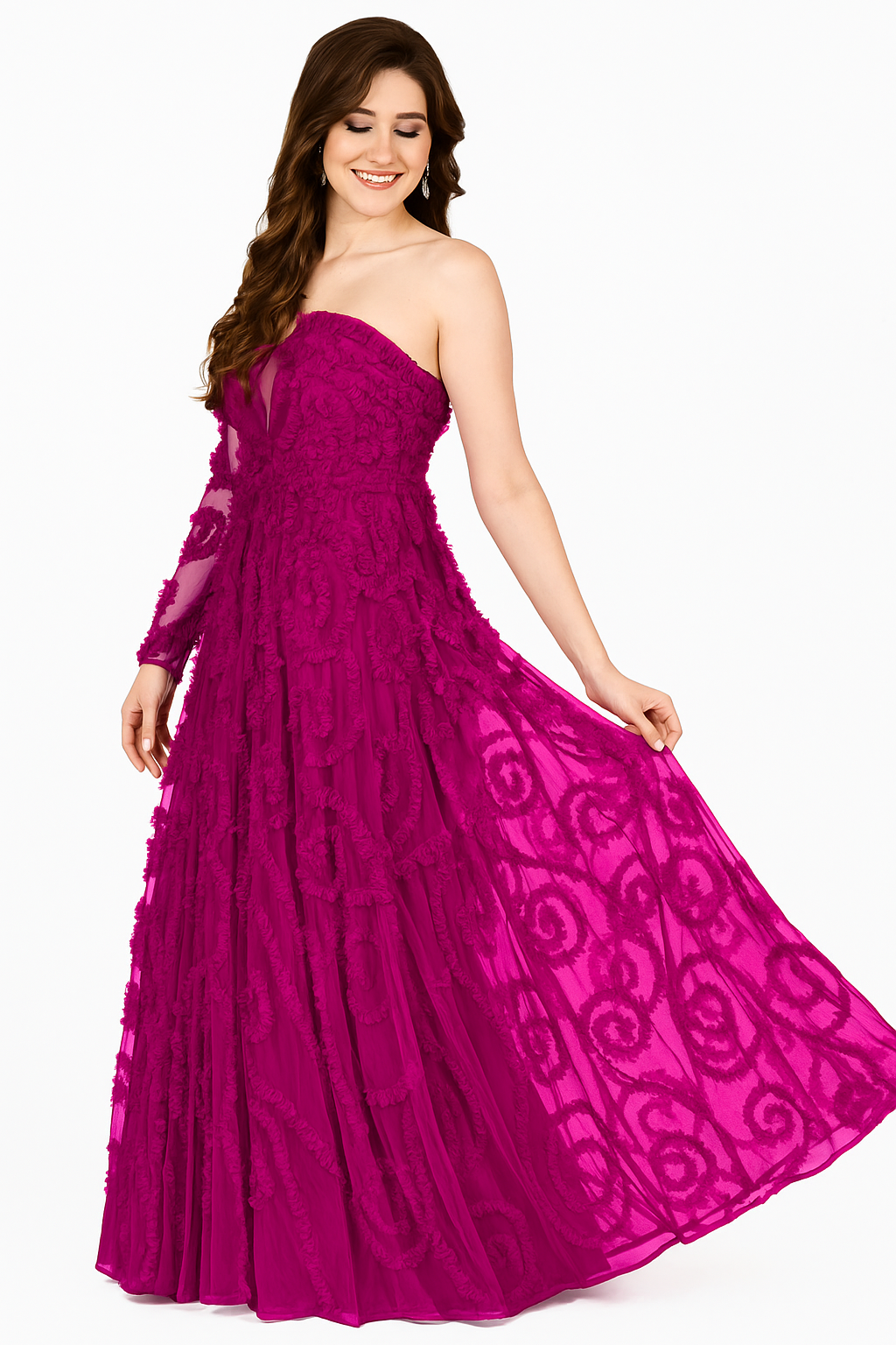 Vestido de alta costura CF19200132 de FG