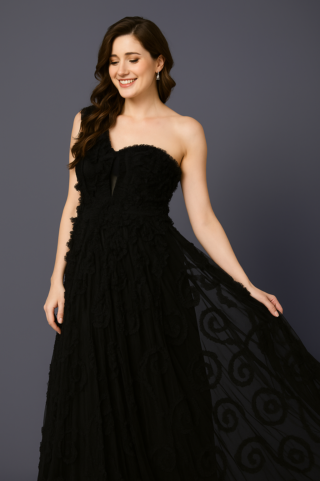 Vestido de alta costura CF19200132 de FG