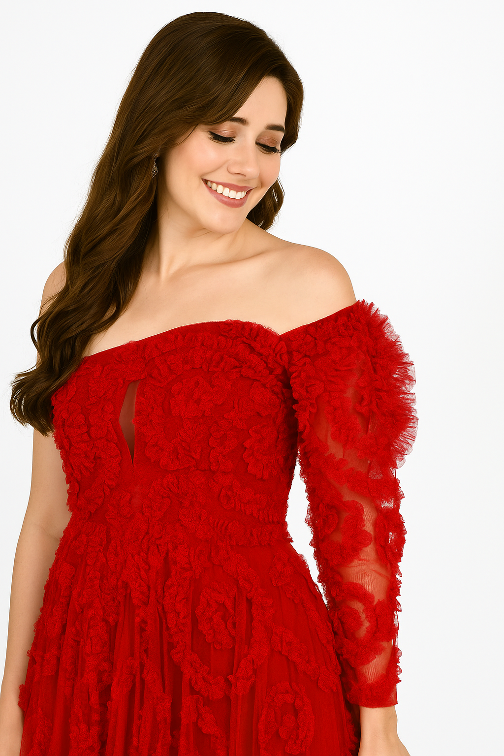 Vestido de alta costura CF19200132 de FG