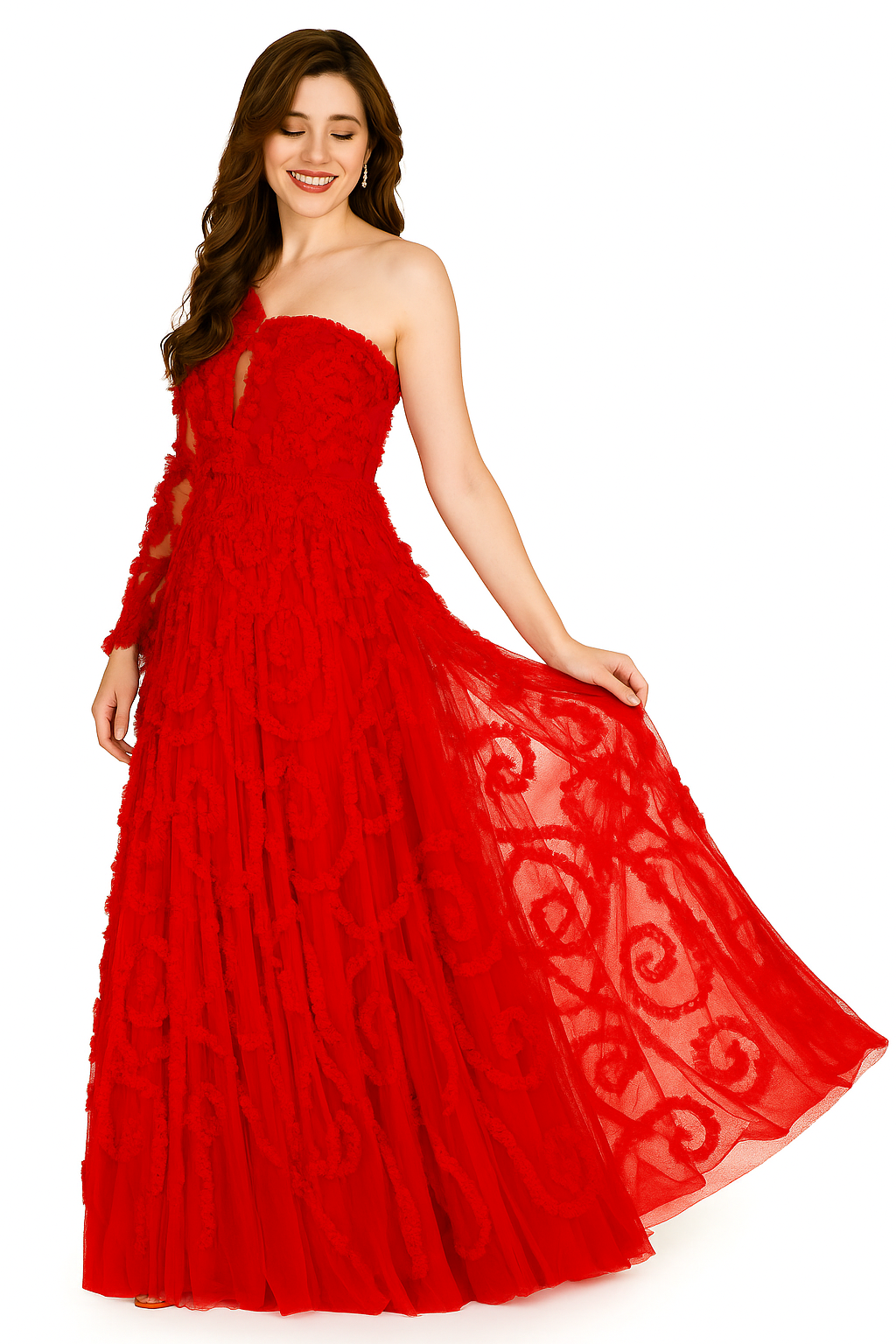 Vestido de alta costura CF19200132 de FG