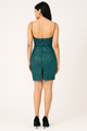 Vestido de cóctel con lentejuelas multicolor y escote desbocado CF19201222 de FG