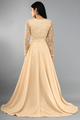 Elegante vestido largo corte A con adornos CF20211262 de FG