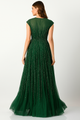 Vestido largo adornado con escote alto CF23240494 de FG