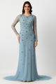 Vestido de fiesta Stardust Radiance de corte A CF23240996 de FG