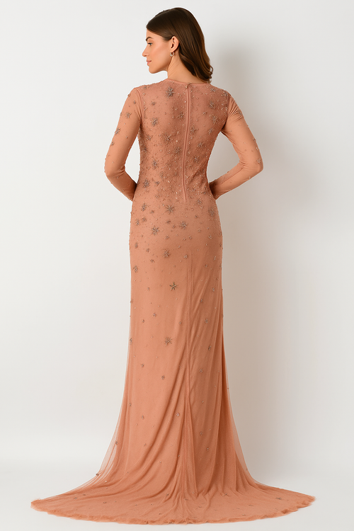 Vestido de fiesta Stardust Radiance de corte A CF23240996 de FG