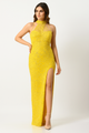 Vestido de oro rosa con cristales CF24250399 de FG