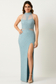Vestido de oro rosa con cristales CF24250399 de FG