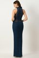 Vestido de oro rosa con cristales CF24250399 de FG